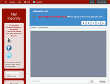 Tablet Screenshot of netinsanity.com